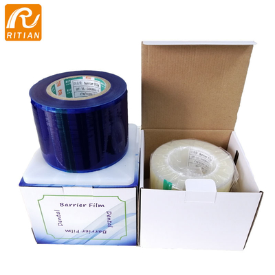 1200 PC-zahnmedizinische Barrierefolie-selbstklebender blauer schützender Film für Schönheits-Tätowierungs-Griff