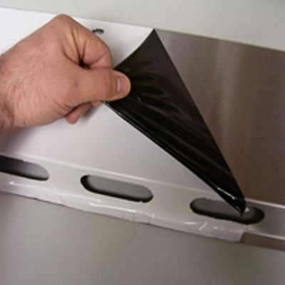 Herstellender schützender Film-kundengebundener Aluminiumplatten-schützender Aluminiumschwarzweiss-Film Soems