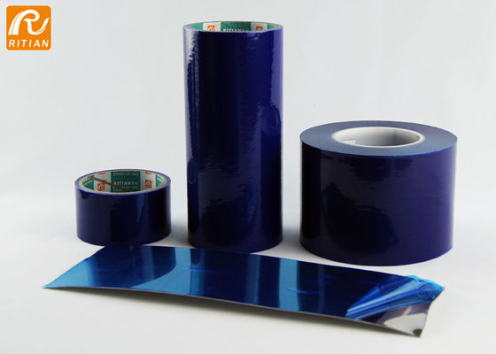Blauer transparenter selbstklebender zuhause Glas-und Fenster-schützender Film