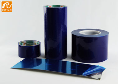 Blauer transparenter Blechtafel-schützender Film-kundengebundener Kratzer-Beweis Tearable
