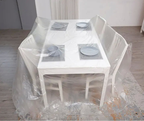Ein guter Preis. Blau nahm vor Schutzband-Regen-Spray-Plastikschutz PET auf, das für Maler-Painting Transparent Masking-Film gedruckt wurde Online