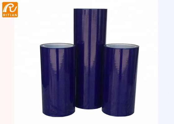 Ein guter Preis. Beständiger schützender Film-selbstklebender blauer Oberflächenschutz-UVglasFilmstreifen LDPE Online