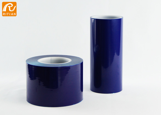 Ein guter Preis. Polyethene-Fenster-Glas-schützender Film-Blau 50 Mikrometer Sunblock-Kleber Online