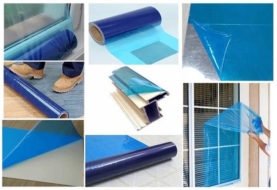 Ein guter Preis. PET Oberflächenantikratzer, der schützender Film PET für Aluminiumprofile verpackt Online
