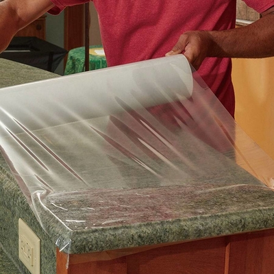 Ein guter Preis. Transparentes Granit Countertop-Schutz-Marmor-Boden PET schützen Film-Hartholz-klaren Schutz-Plastikfilm Online