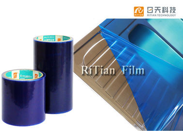 Ein guter Preis. Blaues Edelstahl-schützender Film-klebendes acrylsauertief zu hohem klebrigem Online