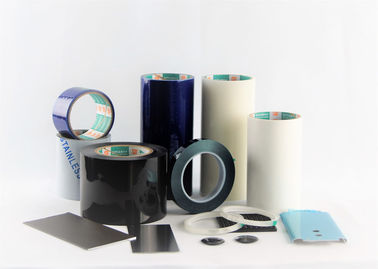 Ein guter Preis. Niedrige PET schützender Film-Schwarzweiss-acrylsauerstärke 60 Mikrometer Rollen- Online
