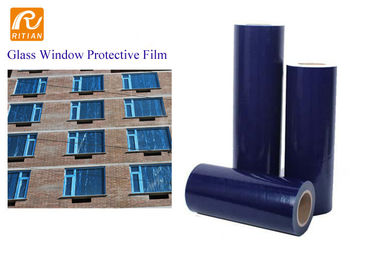 Ein guter Preis. Selbstklebendes blaues PET schützender Film für Fenster-Glas-vorübergehenden Schutz Online